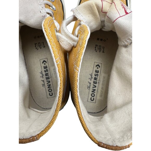 Converse Chuck Taylor All Star High Tops Womens US 8.5 Mens 6.5 Yellow Gold - Picture 7 of 13